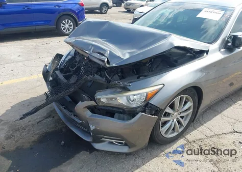 2015 Infiniti Q50 Premium из США, поврежденный, VIN JN1BV7AR3FM390807